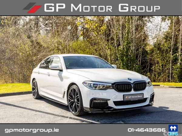 BMW 5-Series Saloon, Petrol Plug-in Hybrid, 2018, White