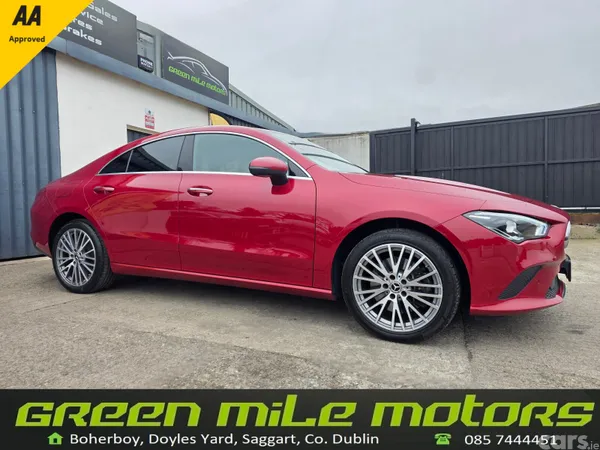 Mercedes-Benz CLA Saloon, Petrol Plug-in Hybrid, 2023, Red
