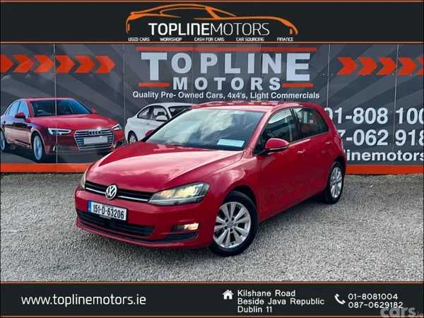 Volkswagen Golf Hatchback, Petrol, 2015, Red