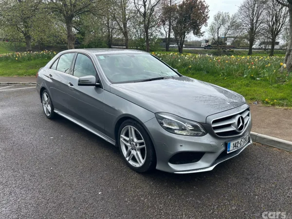 Mercedes-Benz E-Class Saloon, Diesel Hybrid, 2014, Silver