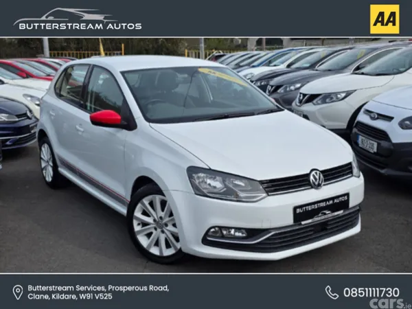 Volkswagen Polo Hatchback, Petrol, 2016, White