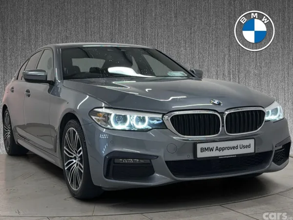 BMW 5-Series Saloon, Petrol Plug-in Hybrid, 2019, Grey