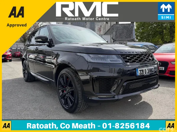 Land Rover Range Rover Sport SUV, Petrol Plug-in Hybrid, 2022, Black