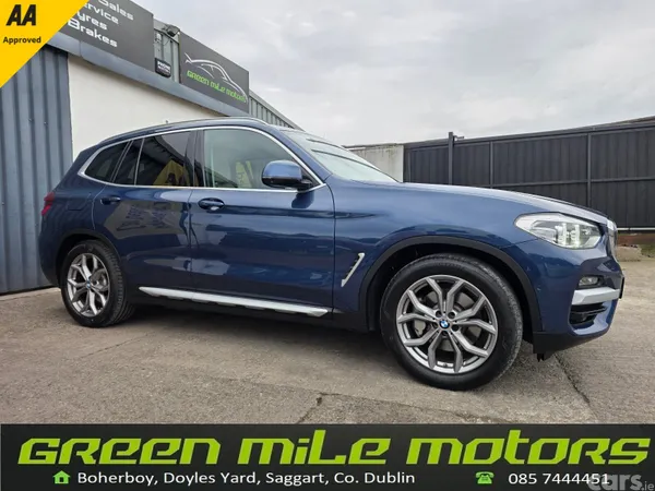 BMW X3 SUV, Petrol Plug-in Hybrid, 2020, Blue