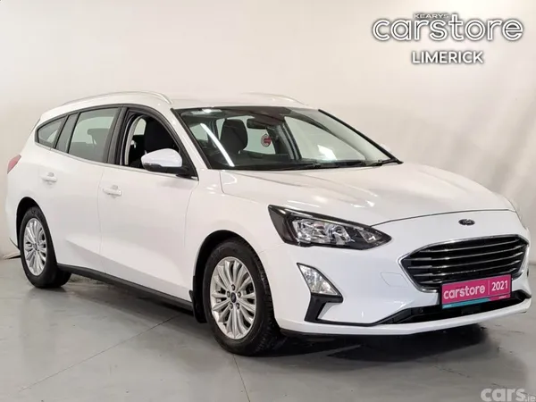 Ford Focus Estate, Petrol Hybrid, 2021, White