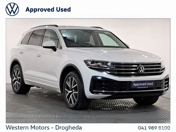 Volkswagen Touareg SUV, Petrol Plug-in Hybrid, 2024, White