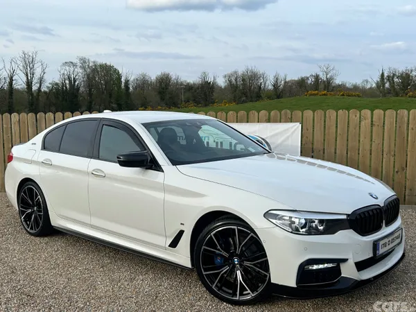 BMW 5-Series Saloon, Petrol Plug-in Hybrid, 2017, White