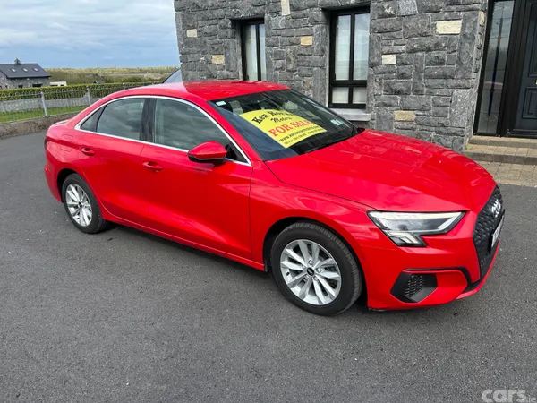 Audi A3 Saloon, Petrol, 2021, Red