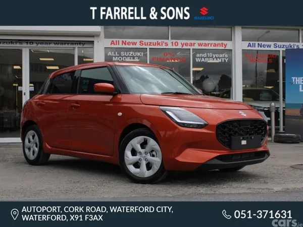 Suzuki Swift Hatchback, Petrol Hybrid, 2027, Orange