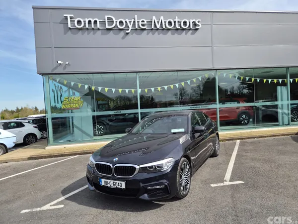 BMW 5-Series Saloon, Petrol Plug-in Hybrid, 2018, Black