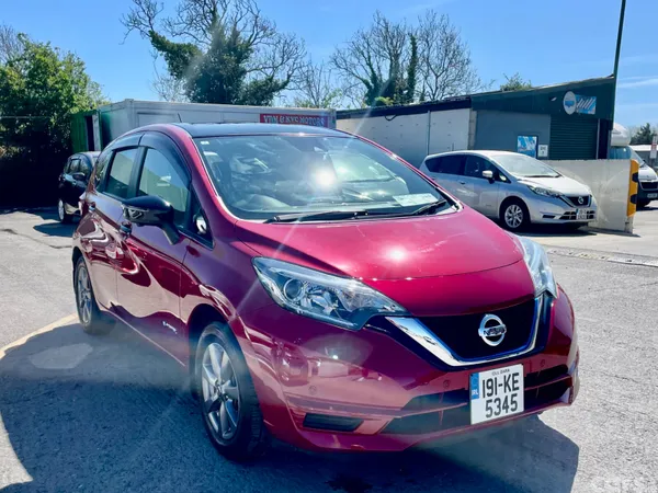 Nissan Note Hatchback, Petrol Hybrid, 2019, Red