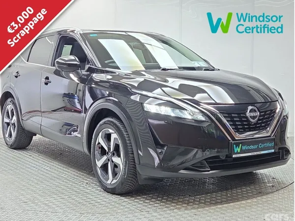 Nissan Qashqai MPV, Petrol Hybrid, 2023, Black