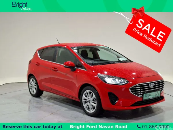 Ford Fiesta Hatchback, Petrol Hybrid, 2022, Red