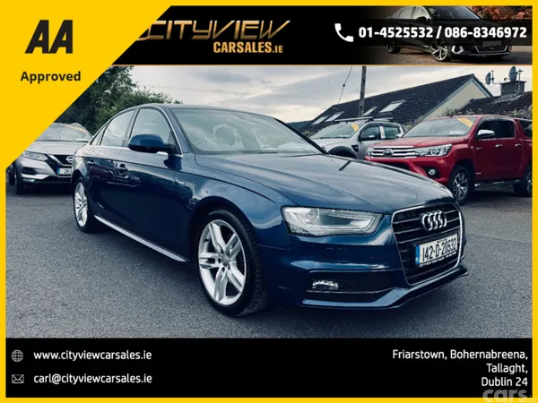 Audi A4 Saloon, Diesel, 2014, Blue