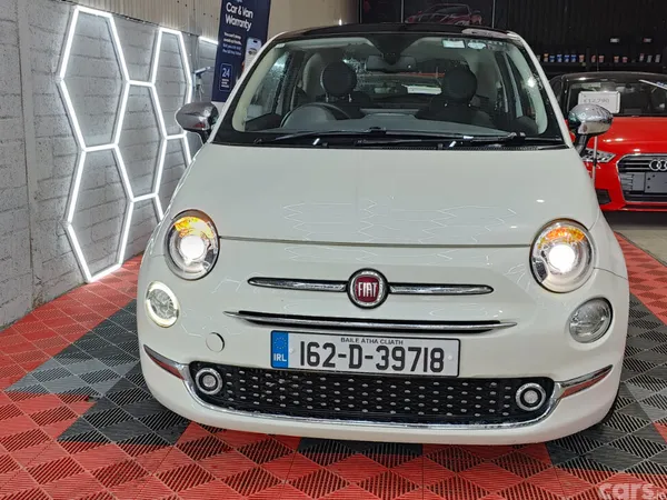 Fiat 500 Hatchback, Petrol, 2016, White
