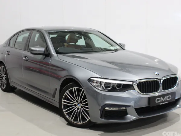BMW 5-Series Saloon, Petrol Plug-in Hybrid, 2018, Blue