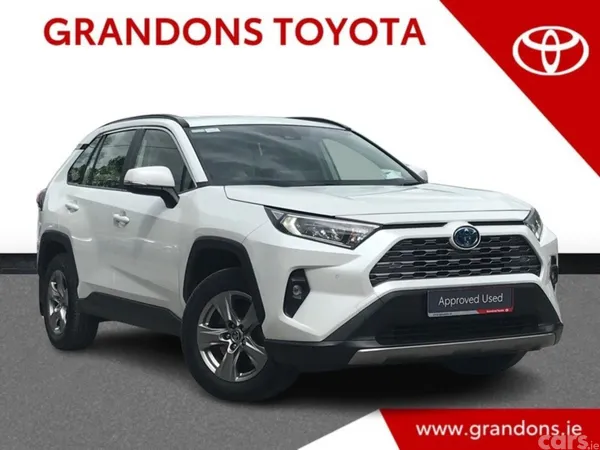 Toyota RAV4 SUV, Petrol Hybrid, 2023, White