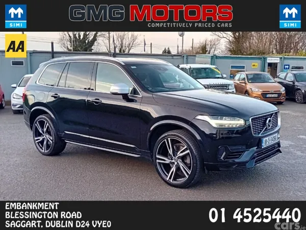 Volvo XC90 Estate, Petrol Plug-in Hybrid, 2018, Black