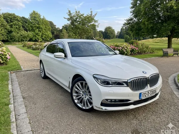 BMW 7-Series Saloon, Petrol Plug-in Hybrid, 2017, White