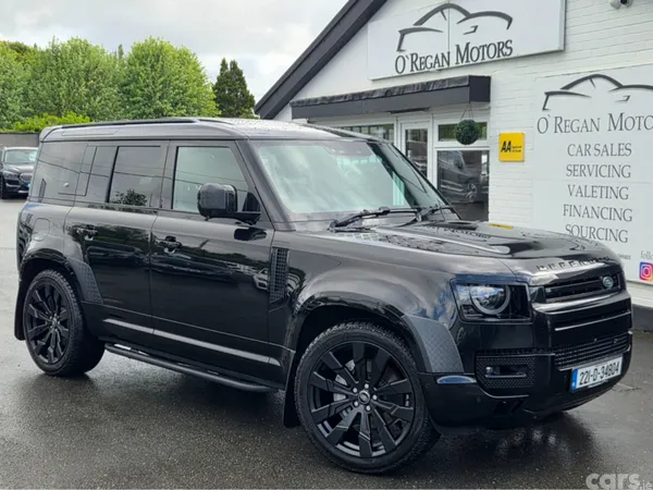 Land Rover Defender Estate, Petrol Plug-in Hybrid, 2022, Black