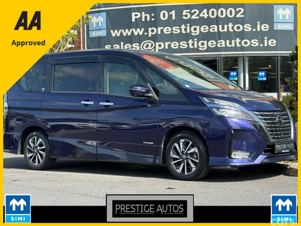 Nissan Serena MPV, Petrol Hybrid, 2019, Purple