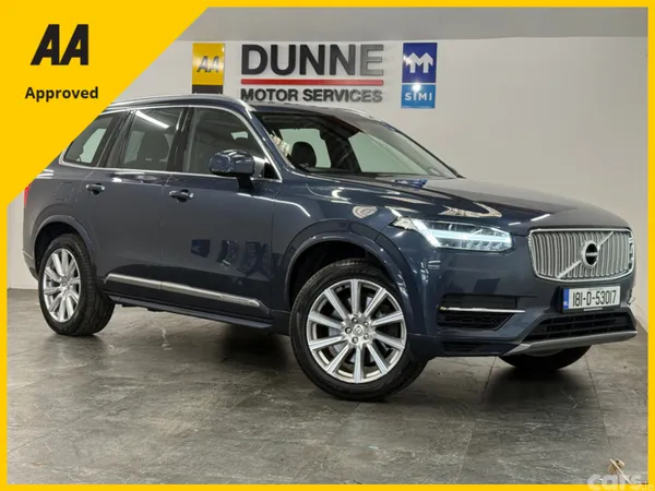 Volvo XC90 MPV, Petrol Plug-in Hybrid, 2018, Blue