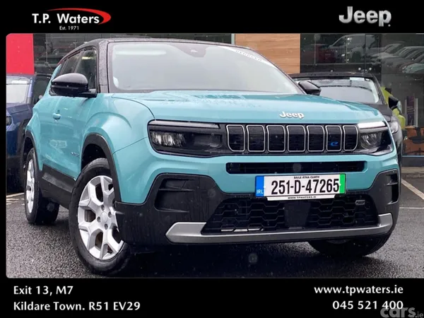 Jeep Avenger SUV, Electric, 2025, Blue