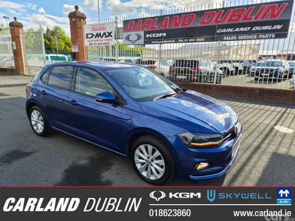 Volkswagen Polo Hatchback, Petrol, 2019, Blue