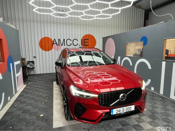 Volvo XC60 SUV, Petrol Plug-in Hybrid, 2024, Red