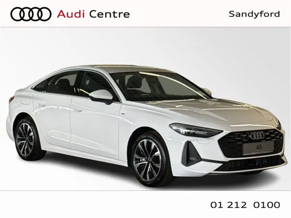 Audi A5 Saloon, Petrol Plug-in Hybrid, 2026, White