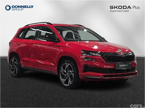 Skoda Karoq Estate, Petrol, 2025, Red