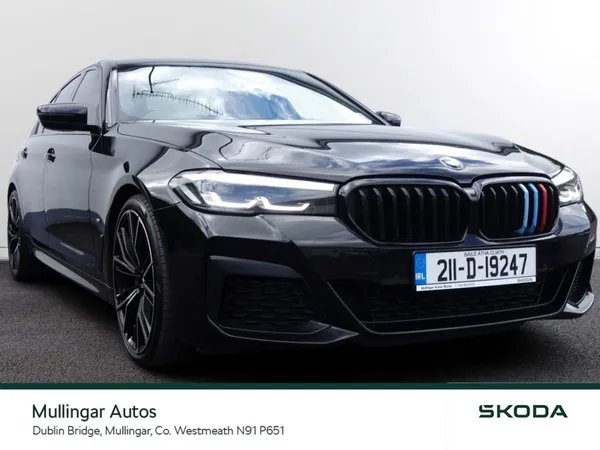BMW 5-Series Saloon, Diesel, 2021, Black
