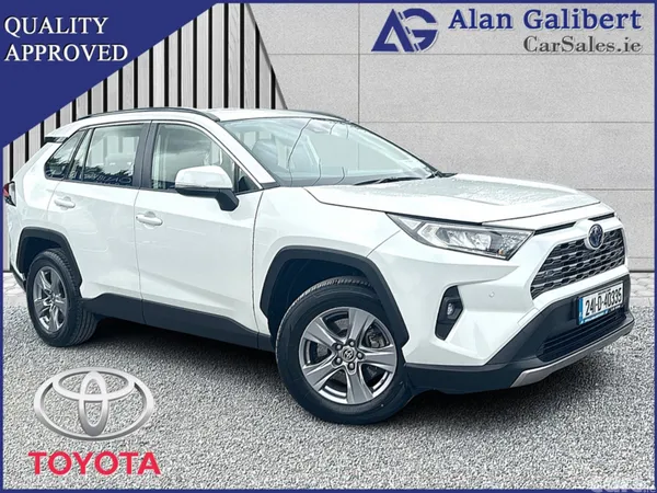 Toyota RAV4 SUV, Petrol Hybrid, 2024, White