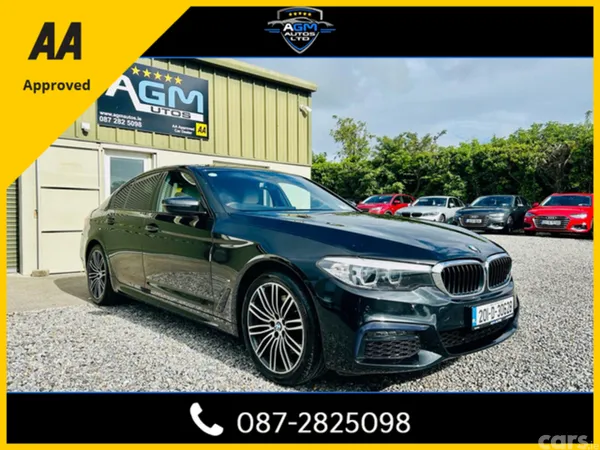 BMW 5-Series Saloon, Petrol Plug-in Hybrid, 2020, Black