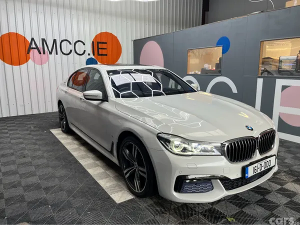 BMW 7-Series Saloon, Petrol Plug-in Hybrid, 2016, White