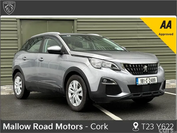 Peugeot 3008 SUV, Petrol, 2018, Grey
