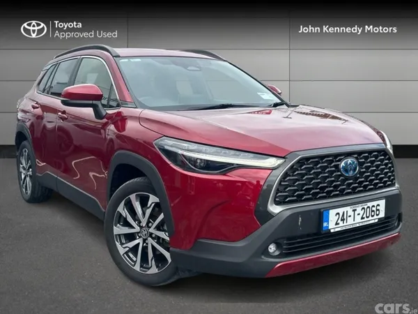 Toyota Corolla Cross SUV, Petrol Hybrid, 2024, Red