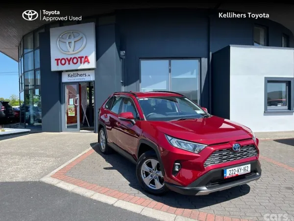 Toyota RAV4 SUV, Petrol Hybrid, 2022, Red