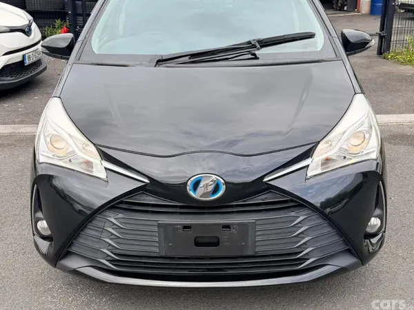 Toyota Vitz Hatchback, Petrol Hybrid, 2019, Black