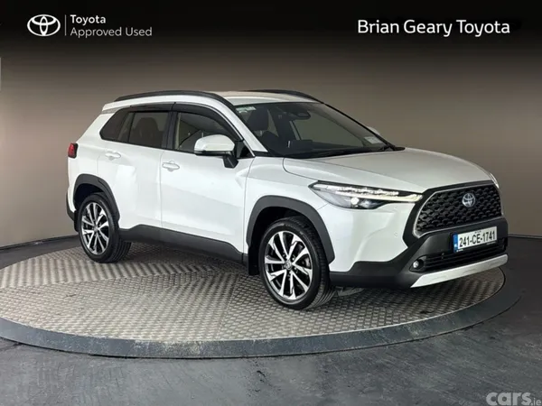 Toyota Corolla Cross SUV, Petrol Hybrid, 2024, White