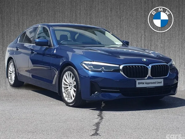 BMW 5-Series Saloon, Diesel, 2021, Blue