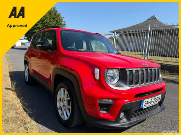 Jeep Renegade SUV, Petrol Hybrid, 2024, Red