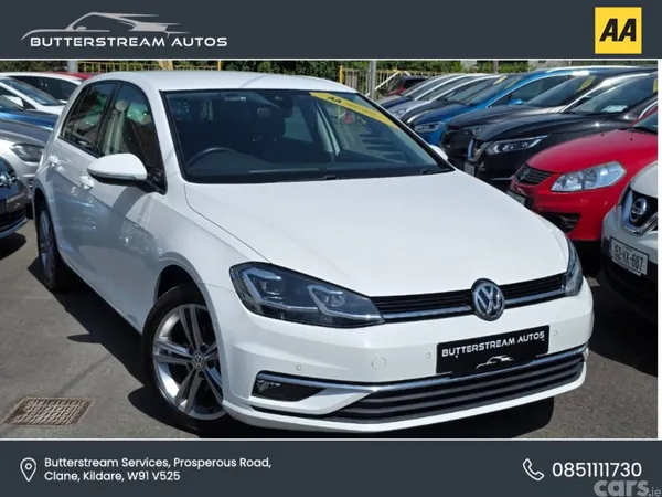 Volkswagen Golf Hatchback, Diesel, 2019, White