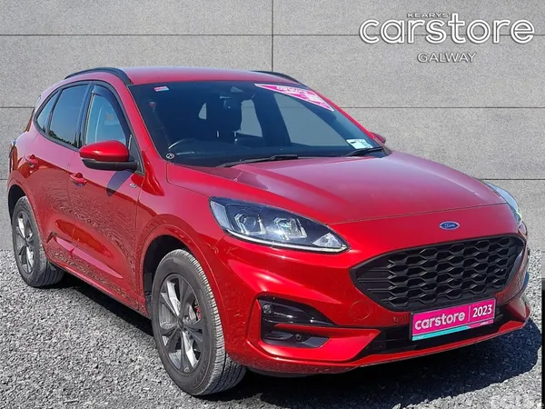 Ford Kuga SUV, Petrol Plug-in Hybrid, 2023, Red