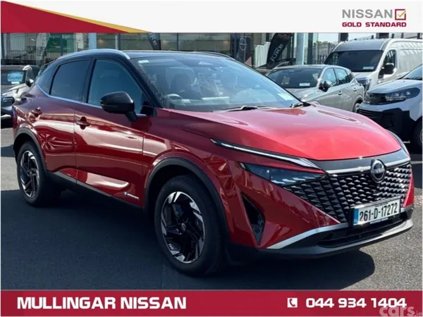 Nissan Qashqai SUV, Petrol Hybrid, 2026, Red