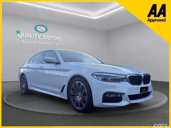BMW 5-Series Saloon, Petrol, 2018, White