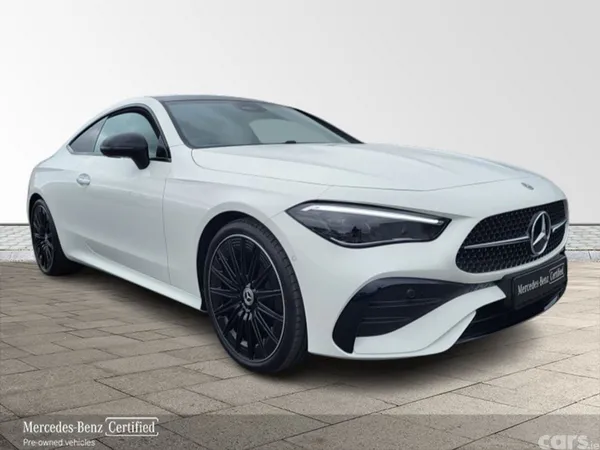 Mercedes-Benz CLE Coupe, Diesel Hybrid, 2026, White