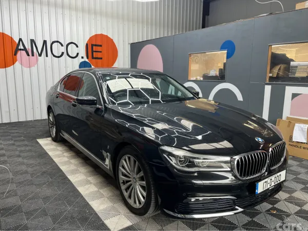 BMW 7-Series Saloon, Petrol Plug-in Hybrid, 2017, Black