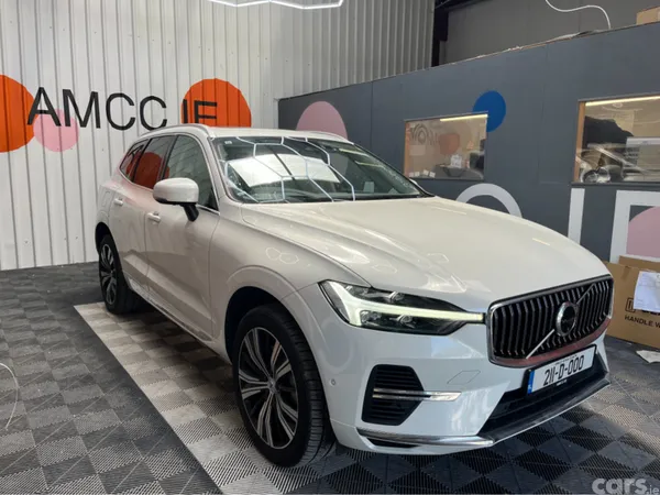 Volvo XC60 SUV, Petrol Hybrid, 2021, White