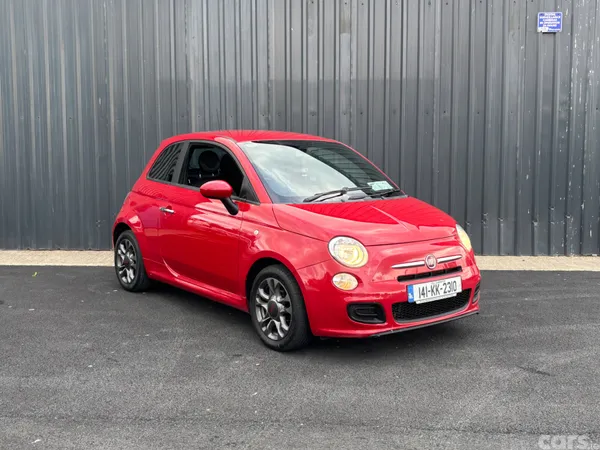 Fiat 500 Hatchback, Petrol, 2014, Red
